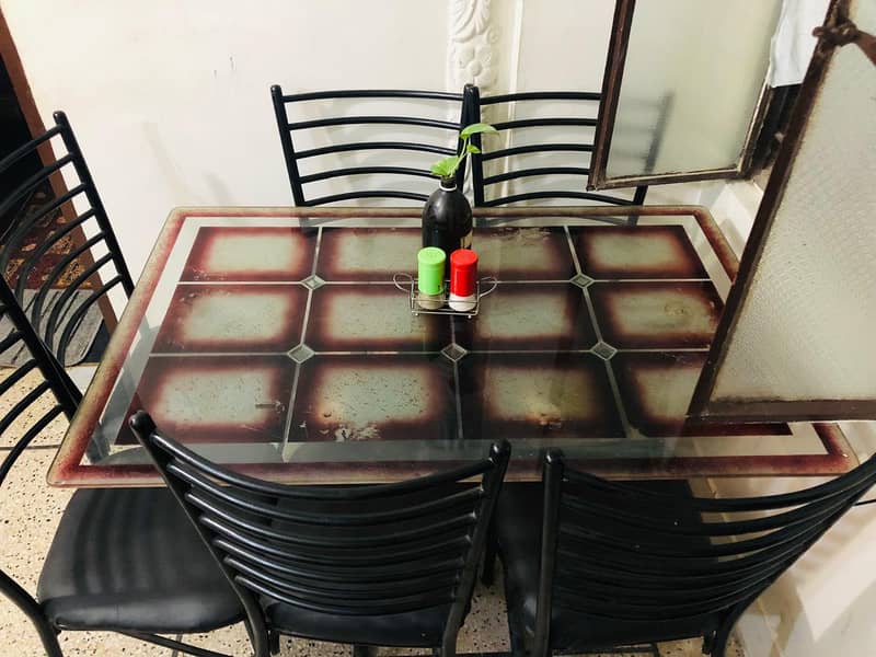 6 chairs dining table 0