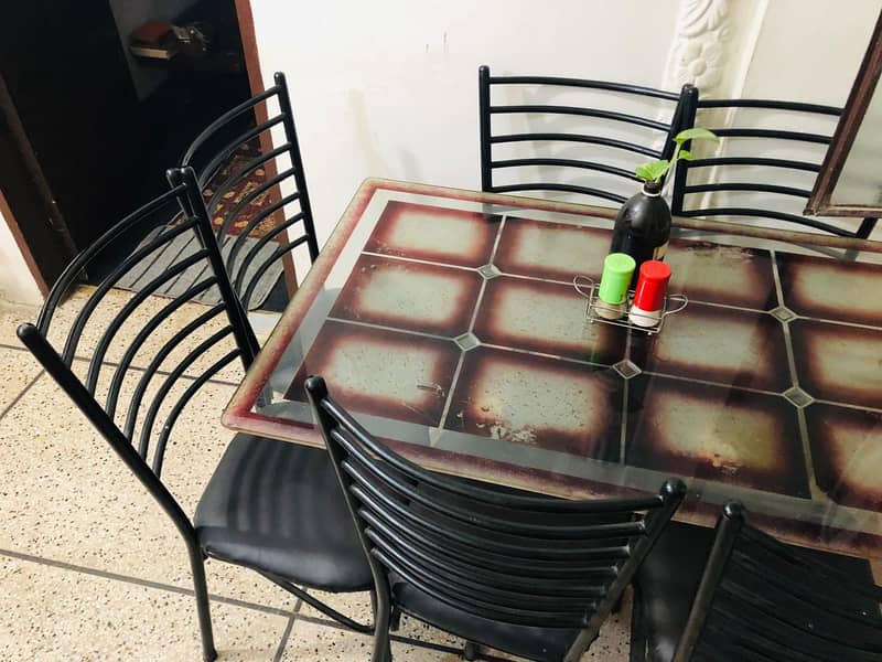6 chairs dining table 3