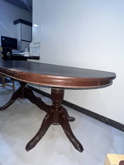 Dining table with 6 chairs
