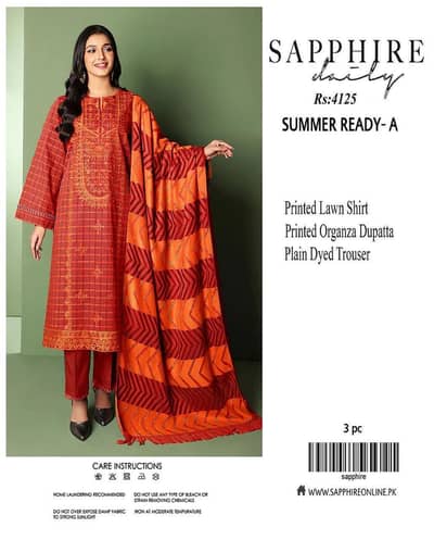 Unstitched Printed Suit