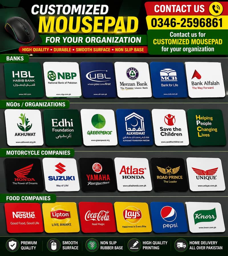 Customized Mousepad Available 3