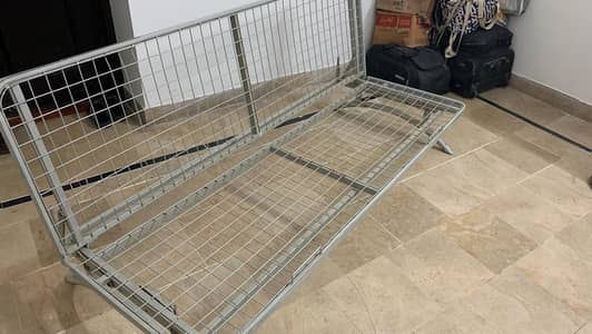 very good quality dubai imported strong iron sofa cum bed