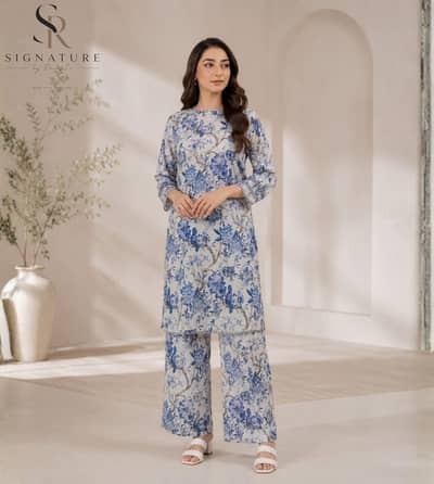 Brand New Luxury 2PC Unstitched Suits (Limited Stock) - Signature
