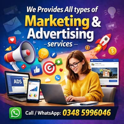 Marketing Advertising services printed ads physical online marketing
