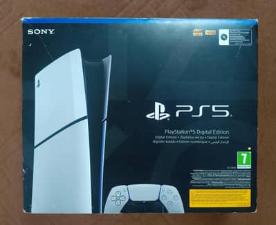 Playstation 5 Slim Digital 1TB with 2 Controllers and Playstation Plus
