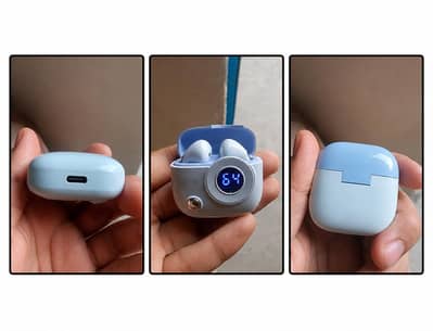 R6 earbuds new 10 by 10 condition dual earphones working 100