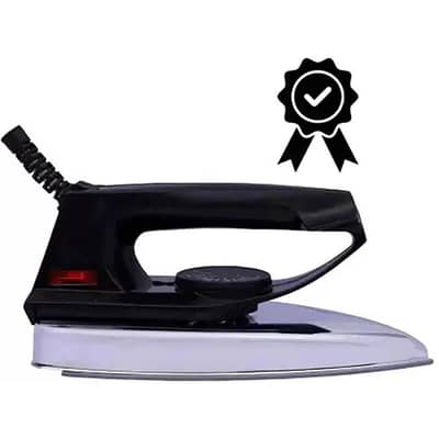 Portable Dry Iron 1000W Fast Heating parcel check before pay
