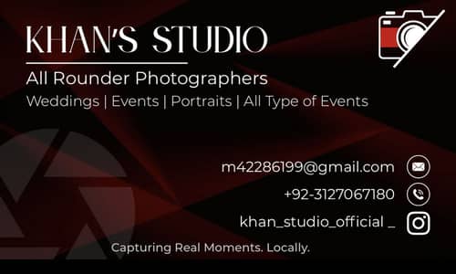 Khan Studio (Capture Real Moments Locally)