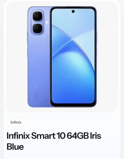 Infinix smart 10  6/64