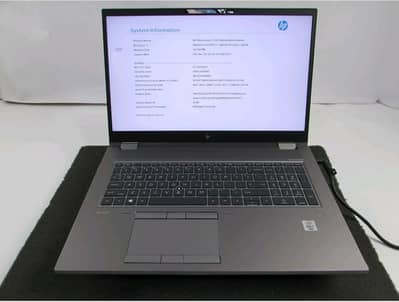 HP Zbook Fury G7 17 || core i7 10th H gen || 6GB NVIDIA RTx 3000 |