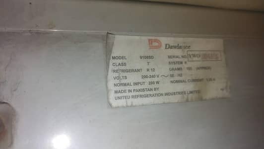 Dawlance Frig Refrigerator