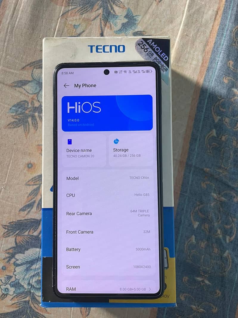 Tecno CAMON 20 1