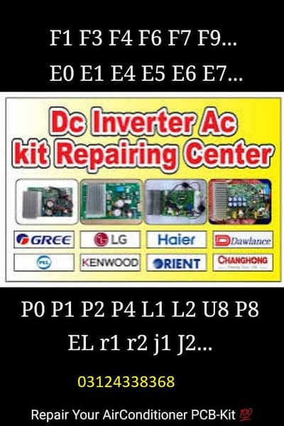 DC inverter AC kit PCB repair LAB