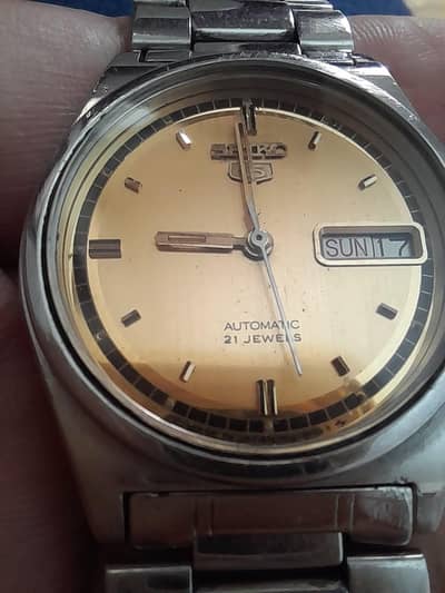 Antique Model Seiko 5 Automatic Watch