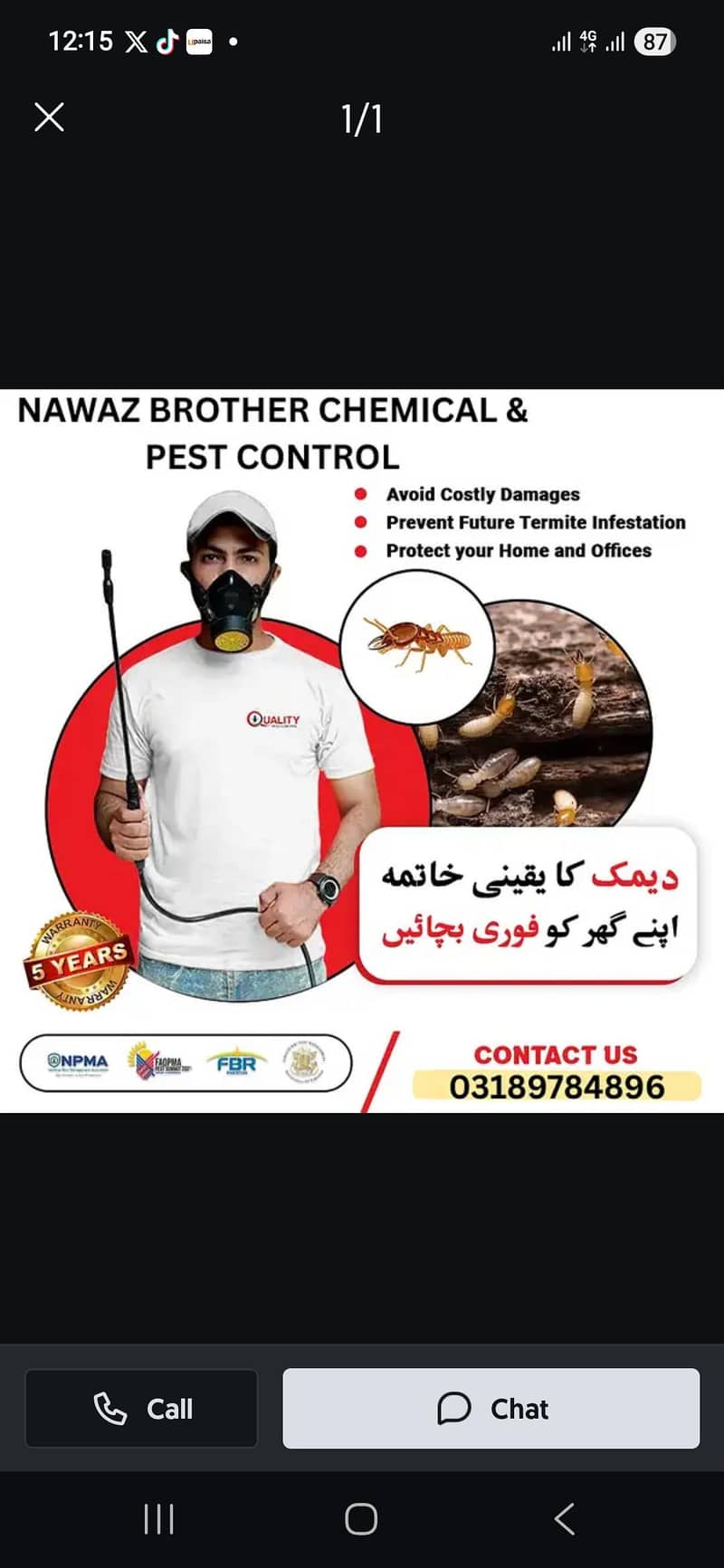 Termite control/pest control/cockroach spray/fumigation 4