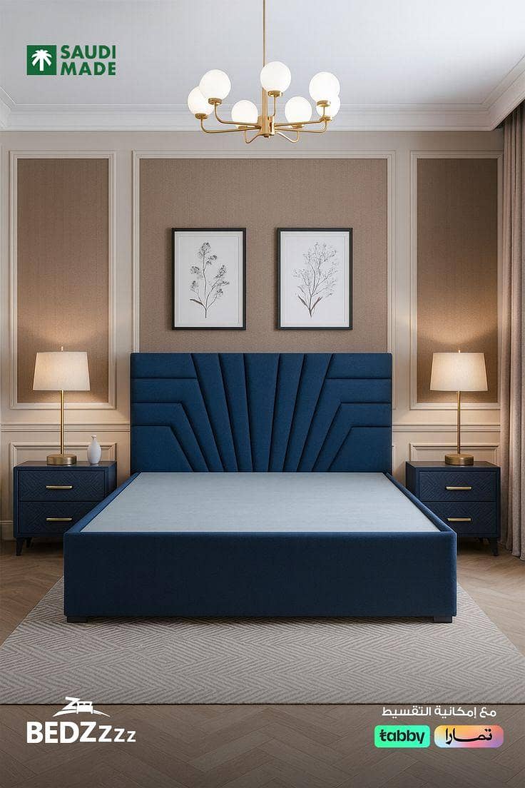 King size bed 0