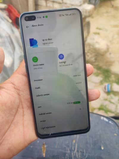 Oppo F17 pro 8/128 pta approved