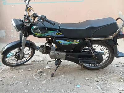 70 bike urgent sale