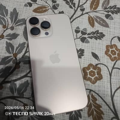 IPHONE 16 PROMAX 256GB NON PTA