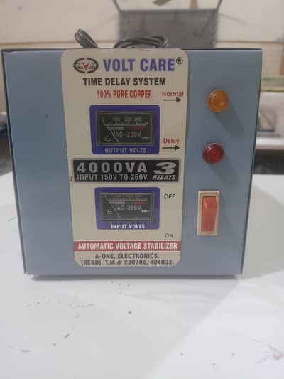 Automatic voltege stabilizer