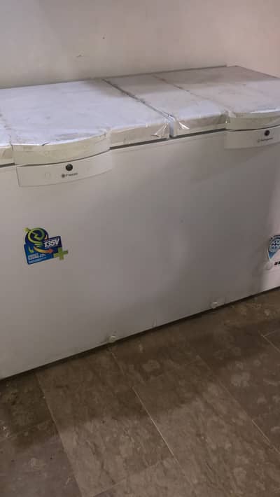2 door deep freezer and refrigerator