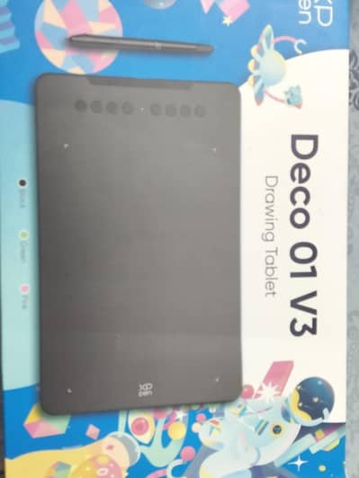 XP PEN DECO 01 V3 DRAWING TABLET BRAND NEW (10"×6.25")