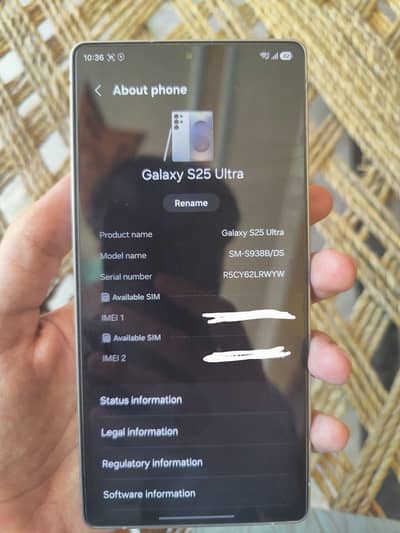 Sumsung s25 ultra 12/256 condition 10/10with all box