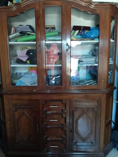 wooden showcase for sale