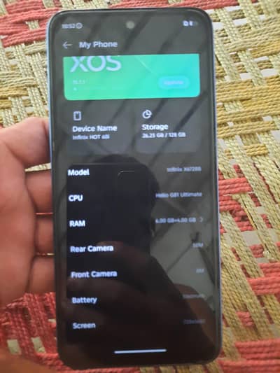 Infinix x6728b hot60i
