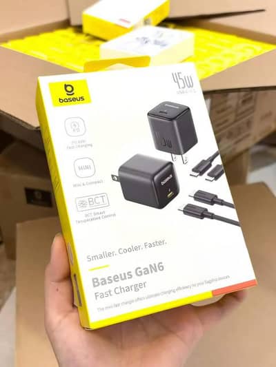 Baseus GaN6 PD 45W Original with Type-C Cable