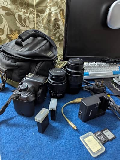 Canon EOS 1100D DSLR Double Kit 18-55mm 55-200mm Full Kit