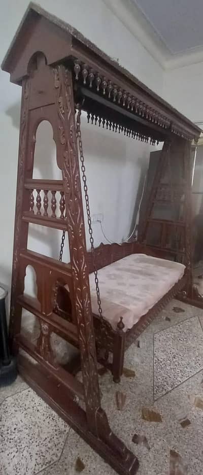 Traditional Wooden Jhoola / Swing Sofa