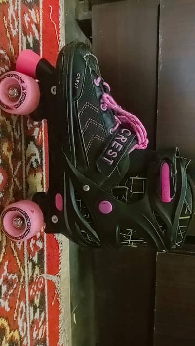 Roller Skates for Kids Adjustable Size Good Condition