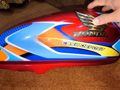 Imtiaz Biker Studio|CD70 |2026 Red Fueltank Set | A Plus High Quality