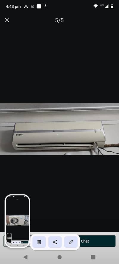 Orient full genuine condition 1.5 ac  all ok direct on system