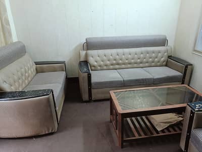 wooden sofa set