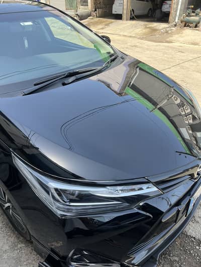 Toyota grande black with black