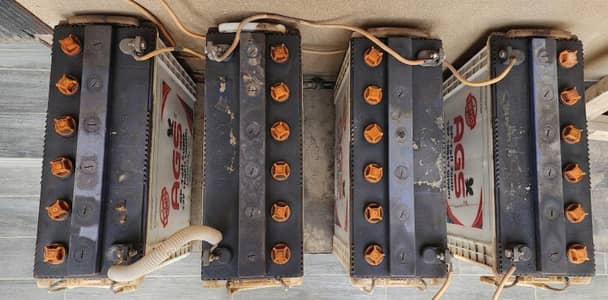 AGS Tall Tubler batteries, 4 pc.