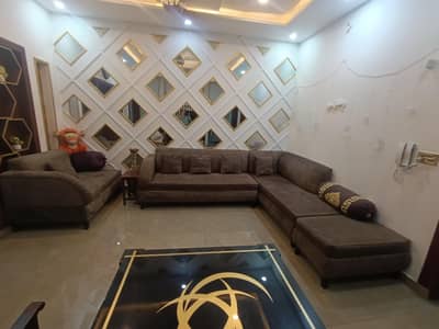 L shape sofa in 4 piece & 2 bedroom chairs for sale