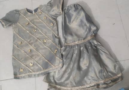baby girl short shirt with garara