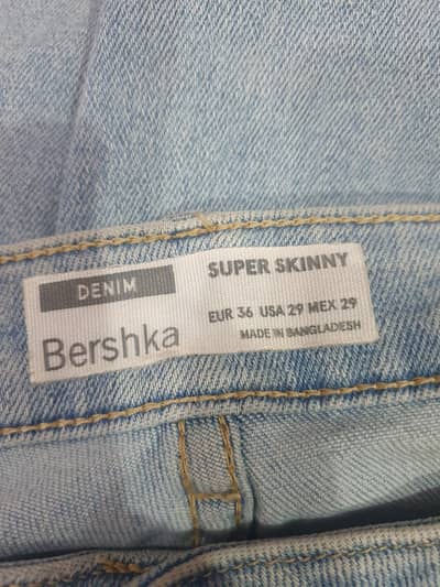 Jeans Original Bershka Denim Super Skinny