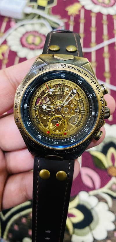 Automatic mechanical branded watch for men