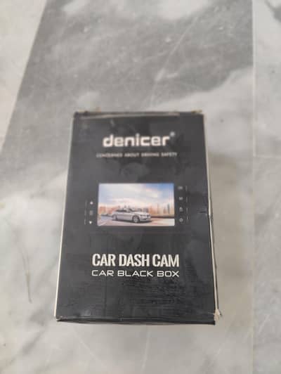 Original Denicer Car Dash Cam Box Pack (Front + Back Dual Camera)