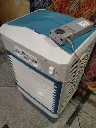 12 volt air cooler with power full supply