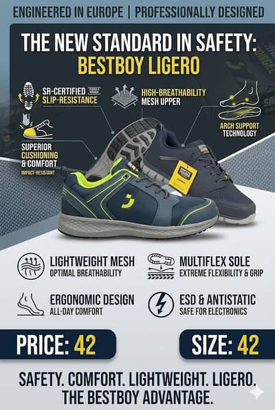 Shoes | Branded Shoes | Jogger Bestboy Ligero Safety Shoes | Sneakers