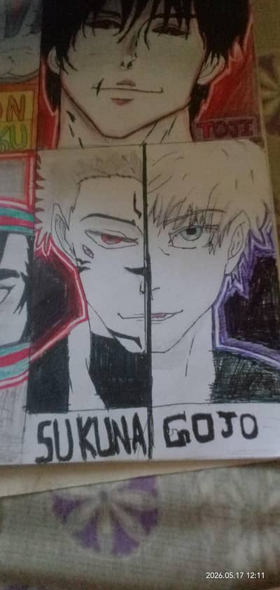 I am Awais . I make anime pencil sketch . You can ask me for drawing o