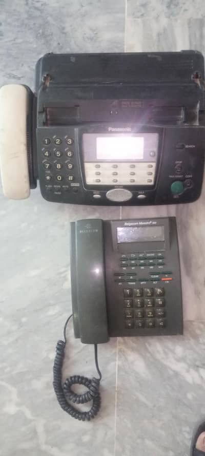 Panasonic fax machine and telephone set