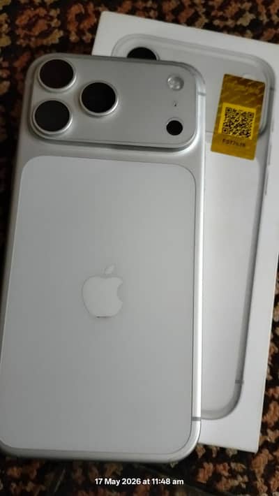 I phone 17 Pro max PTA Approved complete box