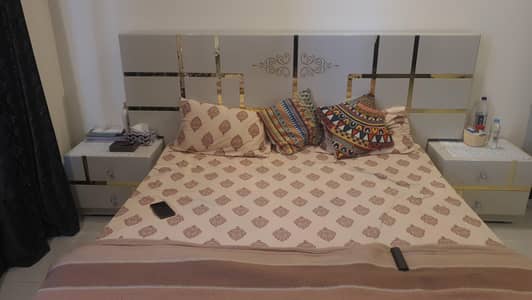 Pure Wooden King Size Double Bed For Sale