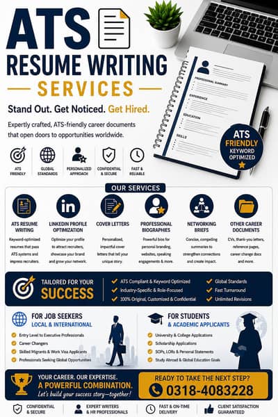 ATS Resume Writing & Career Services All Over The World!